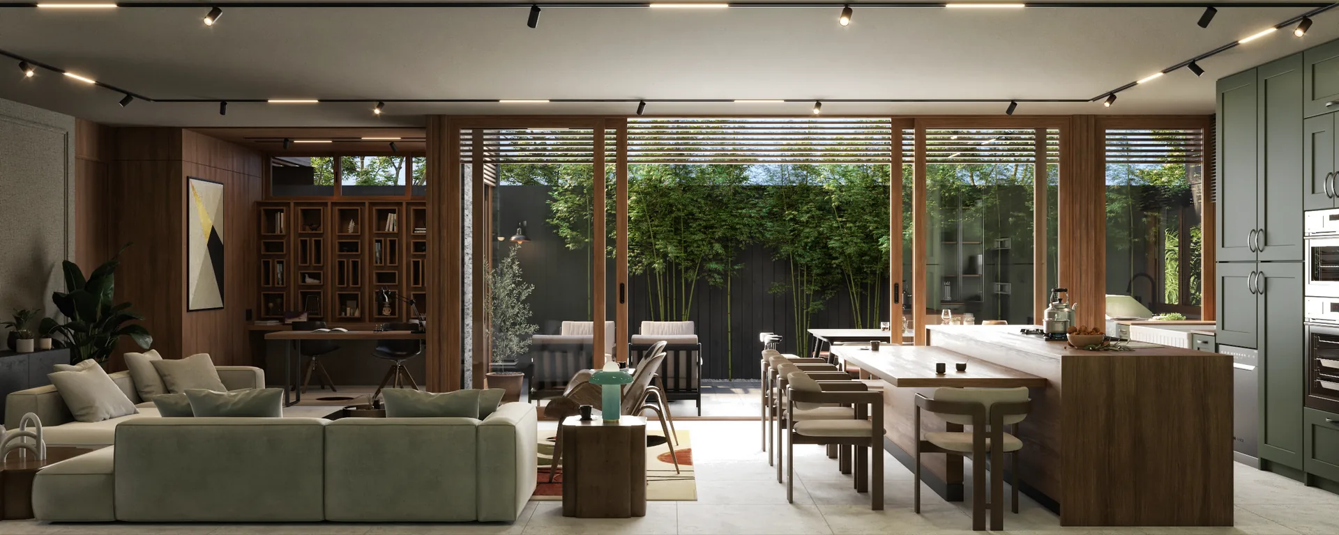 Interior premium · sala comedor · bajío